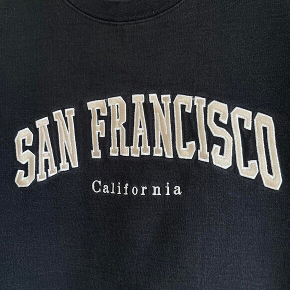 Women's Black Sweatshirt - Picture 4 of 4